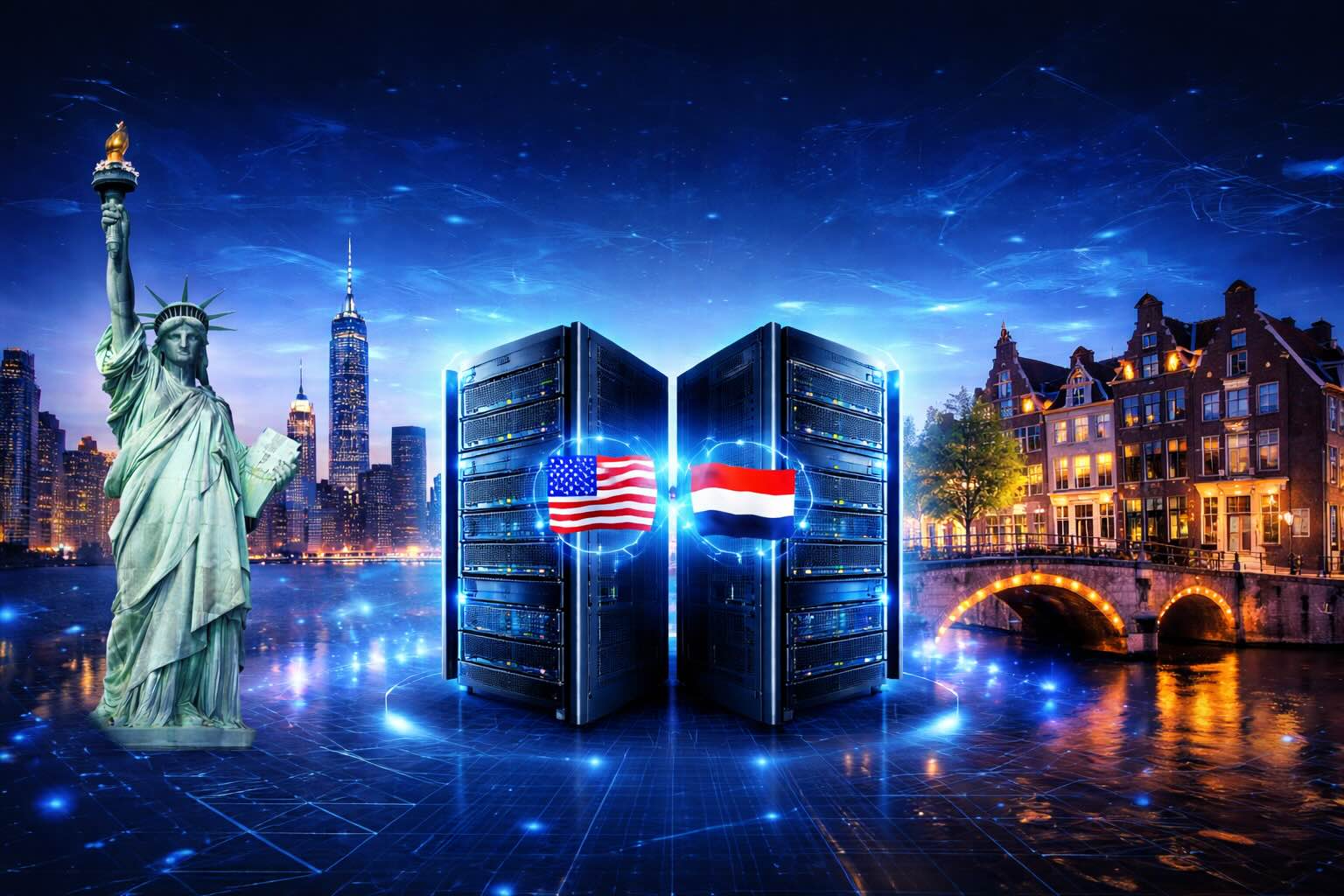 Blog post thumbnail for Global Infrastructure Expansion: Amsterdam and New York Locations Now Available