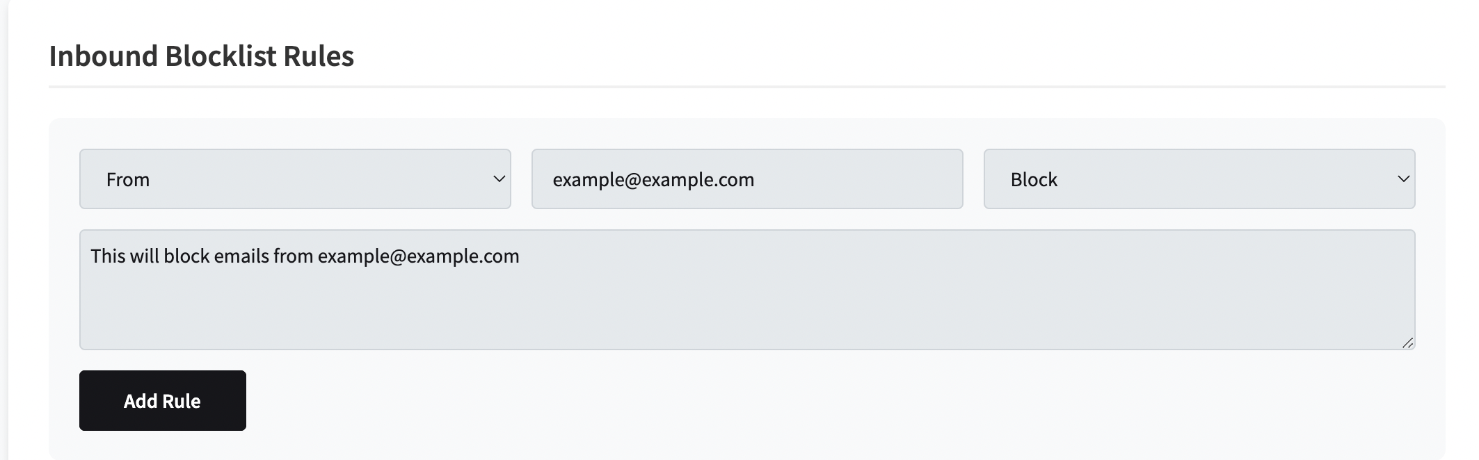 Configured block
